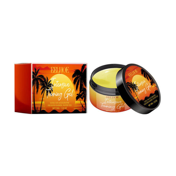 Eelhoe Brown Intensive Tanning Gel Effective Sunbed Tanning Accelerator ...