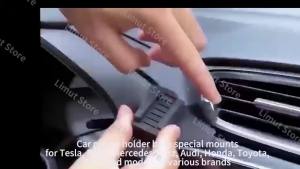 For Jaguar F-PACE 2016-2020 Car Phone Holder Special Fixed Bracket Gravity Wireless Charger For Car Auto Interior Accessories