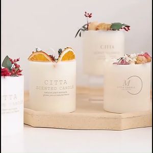 เทียนหอมไขถั่วเหลือง soy wax candle เทียนหอมอโรม่า เทียนหอมปรับอากาศ ตกแต่งห้อง