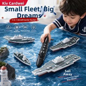 Simulative Military Aircraft Carrier Model Set Toy and Collection Display