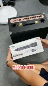 [ MICRO CAO CẤP - ĐƯỢC CA SĨ CHUYÊN NGHIÊP TIN DÙNG ] MTMAX H1 PRO bắt sóng lên đến 50m - 100m pin sạc tích hợp hút nam châm hiện đại  mic UHF chống hú  hỗ trợ hát karaoke bắt âm tốt êm ái giọng sáng giúp những buổi ca hát trở nên tuyệt vời hơn