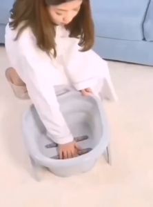 Foldable Foot Bath Soak Massage Bucket Spa Basin Feet Leg Healthy Relaxing Leg Footbath Detox Foot Massage