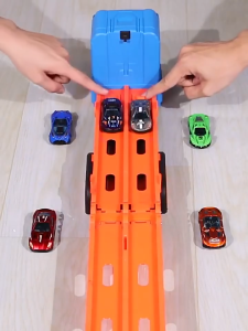 Bộ Đồ Chơi Đường Ray McQueen Tải 3 Tầng – Ray Đua Dài 1.65m + 6 Xe Hợp Kim