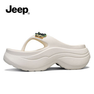Jeep | Winter Outdoor Sandals Thick Sole Height-increasing Womens Flip Flops