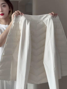 ZUKUN | Lightweight White Womens Short Down Jacket Inner Lining