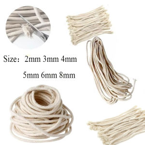 3/5M Round Cotton Wick Burner Wicks 2/3/4/5/6/8MM for Alcohol Lamp Torch Oil Wine Bottle Product