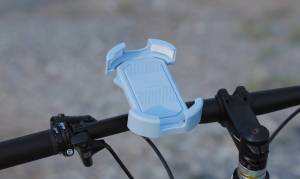 ROCKBROS Bike Phone Holder for 4.7-6.8 Inches One-click Locking 360° Rotation Adjustable 2 Types Motorcycle Cycling Accessories