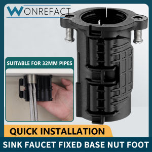 Kitchen Sink Faucet Fixed Base Nut Foot Accessories Bathroom Basin Pipe Quick Installation Repair Tool