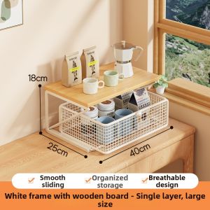 Coffee Machine Cup Storage Rack