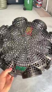 【Ganggang】ที่ดักปลา งพลาสติก /8 รู ที่ดักปลาไหล ดักปลาไหล ากรงอัพเกรดพลาสติกกับดักกุ ้