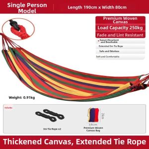 Multi-use Anti-Tip Swing Hammock