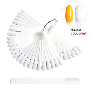 50-150 Tips Clear Nail Swatches Sticks Nail Art Supplies for Nail Art Polish Display and Home DIY Display Board Accessories Kits