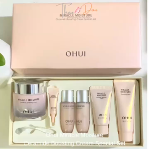 Sét kem dưỡng Ohui hồng Ceramide Boosting Cream 60ml hỗ trợ dưỡng da hồng nhuận căng mịn sáng khỏe