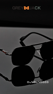 Grey Jack Kacamata Sunglasses Polarized Anti Silau UV400 Model Aviator Simple TR90+Metal Pria Wanita 2153