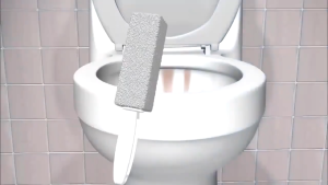 Alat Pembersih Kerak Plak WC Toilet Keramik Wajan Ring x Pumice Stone Descaling Cleaner pembersih kerak plak wc