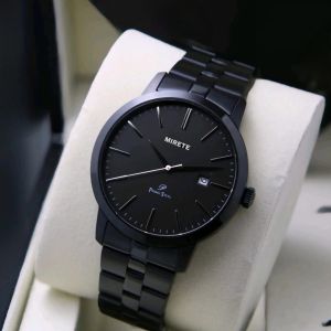 TERMURAH JAM TANGAN PRIA RANTAI STAINLESS STEEL (Analog Tahan Air) Santai Watches Elegan Quartz Mirete Original // Jam Tangan Pria Kekinian Dan Terlaris Bisa Cod