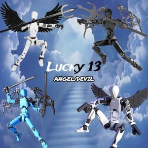 Lucky 13 Action Figure Multi Jointed Movable Model Dummy 13 Action Figure 3D Printed Toys