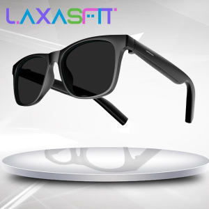LAXASFIT New Smart Glasses Headset 2-in-1 UV Protection Portable Music Sunglasses with Microphone Voice Call Smart Sunglasses
