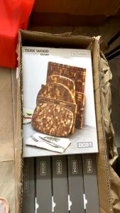 Thớt Gỗ Teak KATANA Tiện Dụng An Toàn Thực Phẩm Hình Chữ Nhật