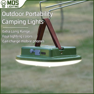 MOSLIGHTING Camping Lantern 80W 7500K Torch Flashlight  Rechargeable LED Light 4 Light Modes For Outdoor Hiking Emergency Lamps