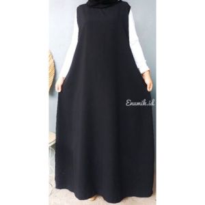 LONG INNER sleeveler busui // inner dress busui dan bumil // gamis tanpa lengan