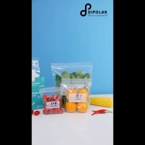 Túi Zip Đựng Thực Phẩm DIPOLAR 2 Đường Khóa Bảo Quản Thực Phẩm Tươi Mới Size S/M/L - DTZ01