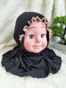 ALISHA HIJAB / JILBAB KERUDUNG INSTAN BAYI DAN ANAK USIA O SAMPAI 3 TAHUN MURAH BAGUS REAL PIC