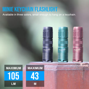 Trustfire MINIE Mini Magnetic Waterproof LED Flashlight - Portable Rechargeable Keychain Light for Camping Fishing Outdoor