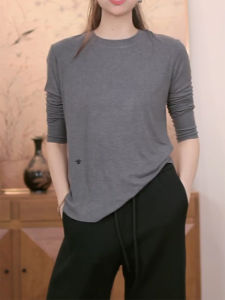 QINGNAER | Big Size Elegant Gray Sweater