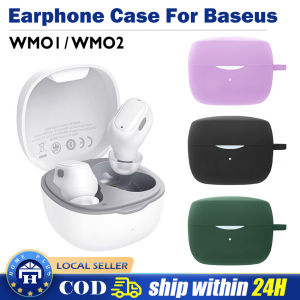 【Local delivery】 Transparent Soft Silicon Protect Case For Baseus WM01 TWS Hearphone Cover Baseus WM02 Mini Bluetooth Wireless Earphone Case