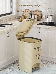 AMU·PIGGY | No-bend Large Kitchen Trash Can For Kitchen Waste