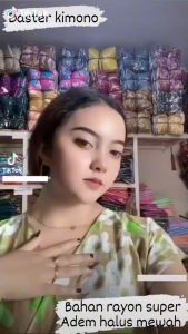 GDS Daster Kimono Jumbo motif Daisy Muat BB 80kg Busui friendly Et.1