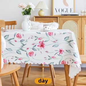 Túi Vải Phong Cách Hiện Đại TPUs Chống Thấm Nước Chống Dầu Cách Nhiệt Không Cần Giặt Vuông Chữ Nhật Bàn Ăn Bàn Trà