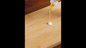 Wood Glue Strongest Glue for Woodworking Waterproof Clear Wood Glue for Furniture Heavy Duty Interior & Exterior Furniture Glue for Crafts Furniture Baseboard cabinets Door (150g)