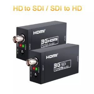 1080P 3G HDMI to SDI BNC Converter/SDI to HDMI Converter HDMI SDI / BNC Extender Over single 100m/328ft Coaxial Cables