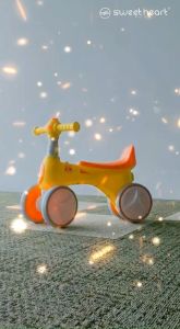 Sweet Heart Paris TCB211 Bunny Bubble Machine Balance Bike Ride On Toy With Music And Light (1 to 3 Years Old )