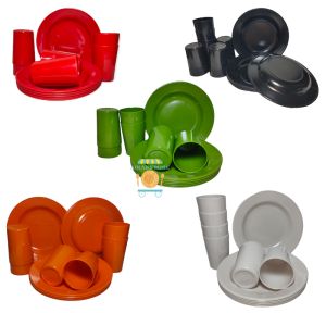 AIRASStore - Set Piring & Gelas Melamin Tebal Murah