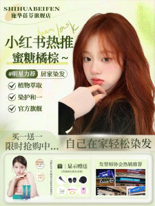 Natural Honey Orange Brown Hair Dyeing Paste Home Color Trendy Natural Plant-Based Pure Hair Coloring Agent for Home Use