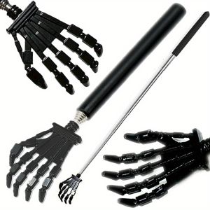 other | Lager Sized Skeleton Hand Back Scratcher Hand Massager Portable Extendable Stainless Steel Telescoping Massage Tool Perfect Gift