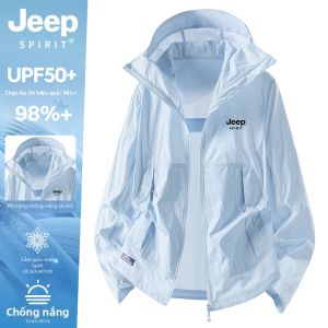 JEEP SPIRIT | Áo Câu Cá Ngoài Trời Chống UV Siêu Nhẹ