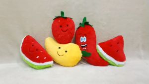 Boneka Bantal Buah  Boneka Buah Semangka Straw Mangga