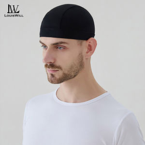 LouisWill หมวกเมลอนสำหรับผู้ชายและผู้หญิงหมวกถักทรง Beanie เมล่อนระบายอากาศได้ดีหมวกสำหรับขี่จักรยานมีขอบฮิปฮอปปรับได้หมวกแฟชั่นหมวกเจ้าบ้านไร้ขอบหมวกเมลอนเทรนด์แนวสตรีทฤดูใบไม้ผลิและฤดูร้อน