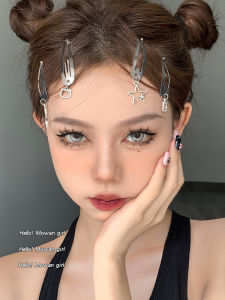 Băng Đô Kim Loại Sao Ngọt Ngào Mát Mẻ Y2K Phong Cách Thời Trang Tóc Phụ Kiện Tóc Mái Lệch Kẹp Tóc Cho Phụ Nữ Trưởng Thành