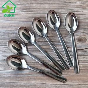 Thìa inox SUS 304 muỗng ăn cơm cháo cao cấp thép không gỉ sáng bóng bền đẹp