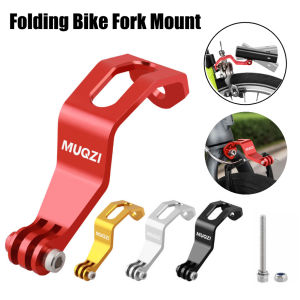 Bicycle Front Fork Light Holder Aluminum Alloy Bike Light Bracket for Sport Camera Flashlight Lamp Holder Bicycle Accessories