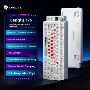 Langtu | Customizable Tri-Mode Wireless Bluetooth RGB Mechanical Keyboard