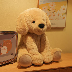 QIAOSHANG | Realistic Golden Retriever Plush Toy
