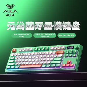 AULA | Bàn Phím Không Dây Chơi Game Văn Phòng 3 Chế Độ
