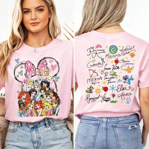 Watercolor Magic Castle Princess T-Shirt | Family Trip Matching Tee | Kids & Adult Signature Sweatshirt Style Top