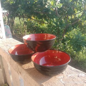 MANGKOK RAMEN JEPANG C2-J8 BULAT MANGKOK PLASTIK MIE SUP BAKSO